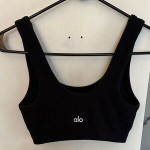 ALO Yoga Seamless Super Lite Bra in Black- Size Small